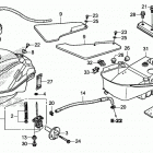 TRX250X AC Топливный бак