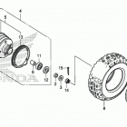 TRX90X AC Переднее колесо