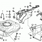 TRX420TM1 A Топливный бак
