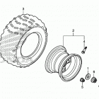 TRX90X AC Переднее колесо