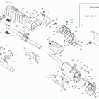 005 - Outlander 1000R EFI - XMR - CE 02- engine - exhaust