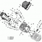 005 - Outlander 1000R EFI - XT - International Головка цилиндров