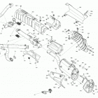 011 - Outlander 1000R EFI - XMR - NEO YELLOW - North America 02- engine - exhaust