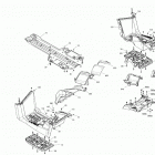 006 - Outlander T MAX 6X6 - 1000 EFI - T Regulation 09- body - rear section - pure magnesium