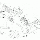 005 - Outlander 570 EFI - XMR - International 02- engine - exhaust