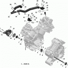 006 - Outlander T MAX 6X6 - 1000 EFI - T Regulation Система охлаждения