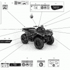 006 - Outlander T MAX 570 EFI - XU+ - T Regulation 07- body - decals