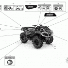 002 - Outlander 650 EFI - XMR - CE 07- body - decals