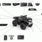 008 - Outlander MAX 850 EFI - XT_XTP_North Edition - North America 07- body - decals - xt