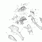 004 - Outlander T MAX 6X6 - 450 EFI - T Regulation 09- body - middle section - squadron green