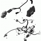 005 - Outlander 1000R EFI - XT - International 10- engine harness and electronic module - 322