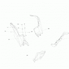 002 - Renegade 570 EFI - XMR - North America 07- body - mudguard