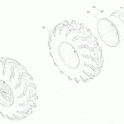 001 - Outlander 450 EFI - STD_XU - International 04- drive - front section - wheels - xu