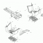 003 - Outlander T 6X6 - 1000 EFI - T Regulation 09- body - rear section - pure magnesium