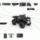 008 - Outlander MAX 850 EFI - XT_XTP_North Edition - North America 07- body - decals - xtp