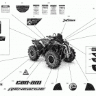 006 - Renegade 1000R EFI - XMR - NEO YELLOW - North America 07- body - decals