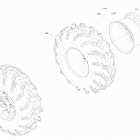 002 - Outlander 570 EFI - STD_DPS_XT_Mossy Oak Edition - North America 04- drive - rear section - wheels - mossy oak edition