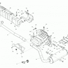 001 - Outlander MAX 6X6 - 450 EFI - DPS - North America 02- engine - exhaust