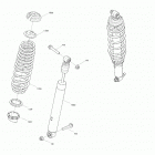001 - Outlander 450 EFI - STD_XU - International 05- suspension - shocks - rear section - xu