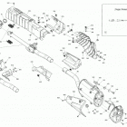 005 - Outlander T MAX 1000 EFI - XTP - T Regulation 02- engine - exhaust