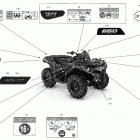 005 - Outlander MAX 650 EFI - XT - International 07- body - decals