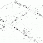 003 - Outlander T 6X6 - 1000 EFI - XU+ - T Regulation 04- drive - rear section - common parts