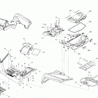 004 - Outlander T MAX 6X6 - 450 EFI - T Regulation 09- body - rear section - squadron green
