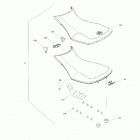003 - Outlander T 6X6 - 1000 EFI - XU+ - T Regulation 07- body - seat