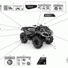 005 - Outlander 1000R EFI - XMR - CE 07- body - decals