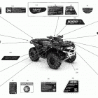 009 - Outlander MAX 1000R EFI - XT_XTP_LTD - North America 07- body - decals - xtp