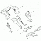 004 - Outlander T MAX 6X6 - 450 EFI - T Regulation 09- fender kit - squadron green