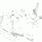 004 - Outlander T MAX 6X6 - 450 EFI - T Regulation Задняя подвеска