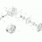 003 - Outlander T 6X6 - 1000 EFI - XU+ - T Regulation 04- drive - rear section - final drive unit