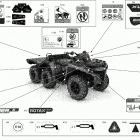 003 - Outlander T 6X6 - 1000 EFI - XU+ - T Regulation 07- body - decals