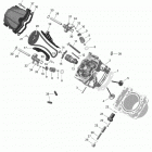 007 - Outlander MAX 450 EFI - International 01- engine - cylinder head - 450