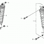 TRX400EX Передние аммортизаторы