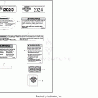 FLTRX 1KH7 ROAD GLIDE (2024) Лейбл предостережения