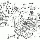 TRX680FGA Головка цилиндра