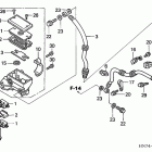 TRX400FA Главный тормозной цилиндр -передний