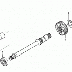 TRX400FA Вал ведущий