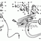 TRX400EX Handle lever@switch@cable (1)