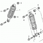 TRX420TE Передние аммортизаторы