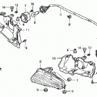 TRX400FA Фонарь задний