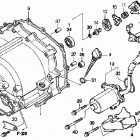 TRX250TE Front crankcase cover (trx250te)