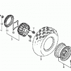 TRX400FA Переднее колесо
