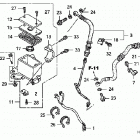 TRX400EX Главный тормозной цилиндр - передний
