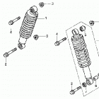 TRX400FA Передние аммортизаторы