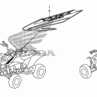 TRX400EX Наклейки 1