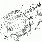 TRX250TM Front crankcase cover (trx250tm)