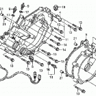 TRX400FA Крышка картера задняя